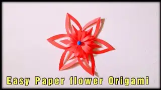 Easy Paper flower Origami |step by step