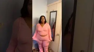 Fashion Nova Matching Set 💕#ootd #fashionnova #matchingset #curvyfashion #plussize