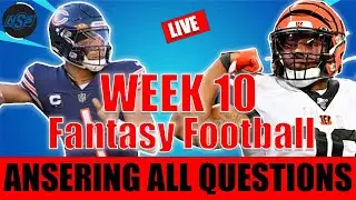 Fantasy Football LIVE Q&A - Week 10 Waiver Wire