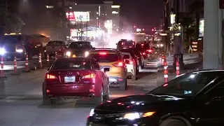 Las Vegas Strip workers frustrated by traffic jams from F1 repaving
