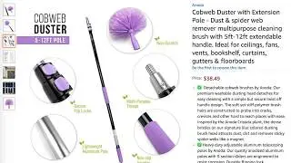 Anoda Extension Pole and Cobweb Duster Video