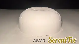 ASMR BAKING SODA| PERFECTLY SMOOTH SNOW DOME CUTTING ❄️ | No Talking | ASMR SereniTee