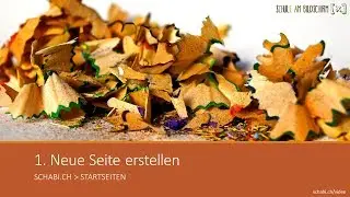 schabi.ch - Startseiten: 01 Neue Seite erstellen