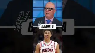 Adam Finkelstein gives the Spurs an A for drafting Carter Bryant No. 14 overall #shorts #nbadraft