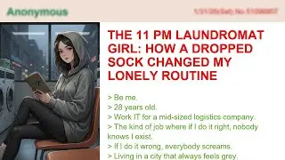 The 11 PM Laundromat Girl: How a Dropped Sock Changed My Lonely Routine Forever
