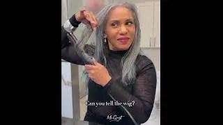Seamless Gray Hair V-part Wig Ft.Msgreyt