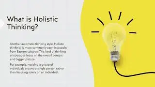 Presentation Analytic Vs  Holistic Thinking  Martello