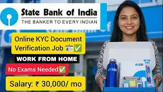 SBI WFH Job for Freshers 😍 | Any Graduate | 18+ Age | Direct Apply | No Exam
