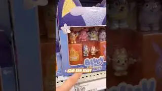 BLUEY Fuzzies!! SO CUTE!!!! NEW Bluey Toys! #bluey #blueyfuzzies #blueytoys #targetfinds #shorts