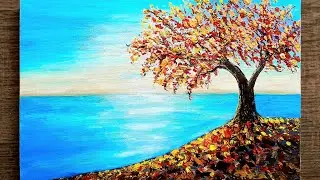 Como pintar uma linda arte em tela ! Pintura alegre e colorida ! #acrilic painting @mah.arts.paintings