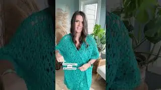 Lacy Beach Coverup Crochet Pattern + Video #crochetpattern #kimono #crochet