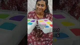 Kolam colour powder organizer ✨️ | Organising kolam colour powder at home|#kolamdesigns #meeshofinds