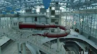 The Cove Waterpark. Little Elm Texas Construction Progress Nov 2020 DJI 0583