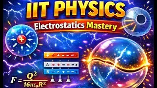 🔷 IIT Physics ⚡ Electrostatics  | Charge Distribution, Fields, Forces & Soap Bubble Stability 🧲🫧