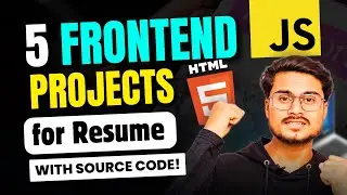 Top Frontend Project Ideas for Resume | Best Web Development Projects (HTML CSS JS) | Codelopment