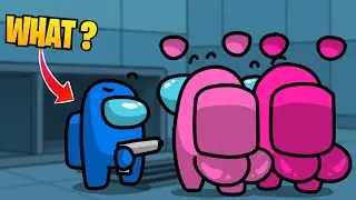 CUP SONG the BEST moments with 2 GIRLS - (Among Us animation) 😂