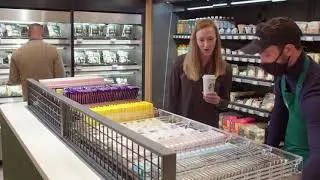 Starbucks Pickup Store, Featuring Amazon Just Walk Out Technology