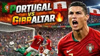 Portugal vs Gibraltar ⚽ European Qualifier 2026 | Full Match Gameplay | Football League Game