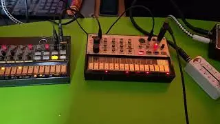 Messing with korg synths. 