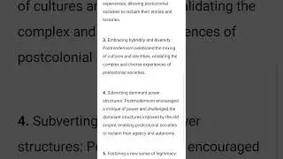#short #That's a great point! Postmodernism provided a pathway for the postcolonial