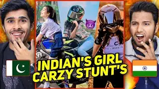 Indian Girls Ktm Bike Riding & Stunt's Moments+Edits Reaction Part 3😱🔥 | #indiangirls V2funreacts