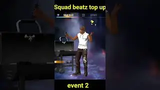Squad beatz top up 2 |new top event free fire |burnt bbq emote ff |squad beatz