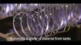 Automatic lens cleaning unit for AR coating or Etching lenses for HC