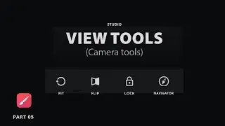 Fit, Flip, Lock and Navigator tools tutorial in infinite painter|View tools tutorial