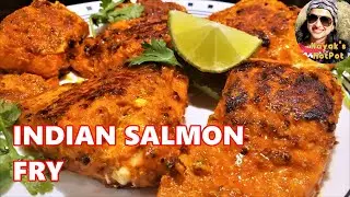 Salmon Fish Fry Indian Style | Spicy Salmon Fish Fry Konkani Recipe