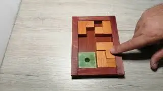 Hole In One - Kuadratura solitaire puzzle - kuadratura sliding puzzle - Agujero en un rompecabezas
