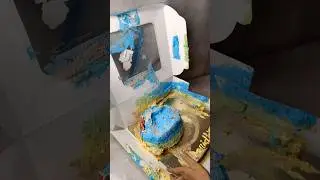 What happened to the cake😭😭#video #cake#cakedecoration#trending #ytshorts#cocomeloncake