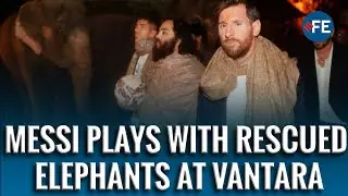 Lionel Messi Goes Off-Pitch in India, Spends Time with Rescued Elephants