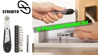 STREBITO Mini Ratchet Set - 12 Piece