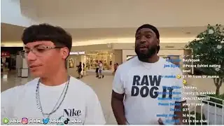 JIDION GETS SWARMED AS HE GOES TO THE MALL WITH ONE SOCK TO EAT FOOD