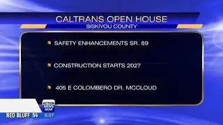 Caltrans to host public house to discuss planned repairs to the McCloud intersection safety project