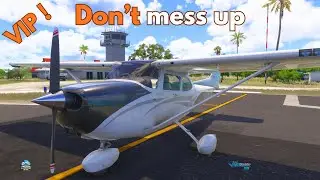 VIP Charter Mission: No Room for Error | MSFS 2024 Career Mode