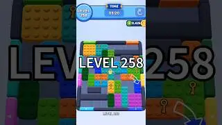 Color Block Jam 258.  #gaming #gamewalkthrough #gametips