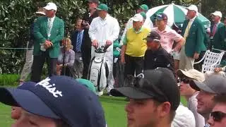 2018 Masters Par 3 Tournament - Nicklaus/Player/Watson Teeing Off