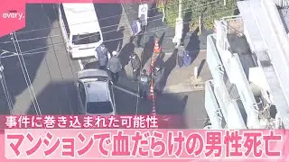 マンションで“40代”男性が死亡…事件に巻き込まれた可能性  東京・大田区【中継】