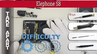 How to disassemble 📱 Elephone S8 Take apart Tutorial