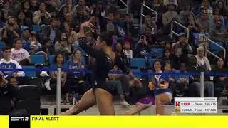 Kyla Ross (UCLA) 2019 Floor vs Nebraska 9.95