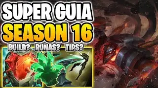 GUIA DE SKARNER SEASON 16 | COMO JUGAR SKARNER JUNGLA FACIL Y SENCILLO | BUILD, RUNAS, CONSEJOS, MAS