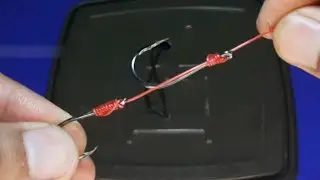 Garong fishing line knot, 2 fish hooks are impossible to escape