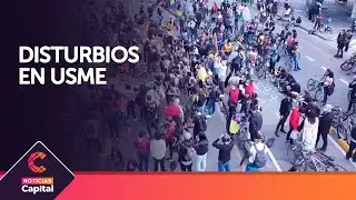 Disturbios en Usme y Portal de Las Am&eacute;ricas