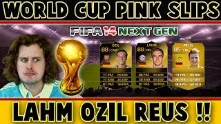 FIFA 14 WORLD CUP PINK SLIPS | GERMANY LAHM OZIL REUS | ULTIMATE TEAM
