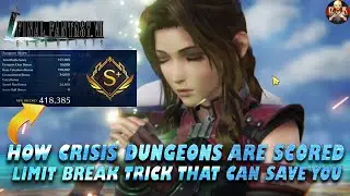 [FF7: Ever Crisis] - How Crisis Dungeons are scored (F2P) & A trick with Limit Breaks You WANT to do