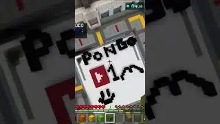 ONE-HANDED MINECRAFT JUST BUILD CHALLENGE ON THE HIVE BEDROCK EDITION #Shorts #Minecraft #Trending