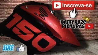 PINTURA DA BROS 150 / 2010 TRANSFORMADA PARA MODELO 2021 !! #ISSO A HONDA NÃO FAZ !!!!