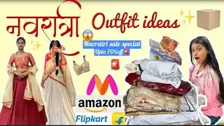 *Navratri outfit ideas*&hearts;️✨😍||Budget friendly|| Huge sale||Try on haul|| Chiky Sharma|| 