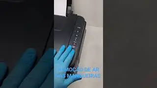 REMOVA AR DAS MANGUEIRAS IMPRESSORA CANON G3100 E DEMAIS.#shorts #canon #impressora